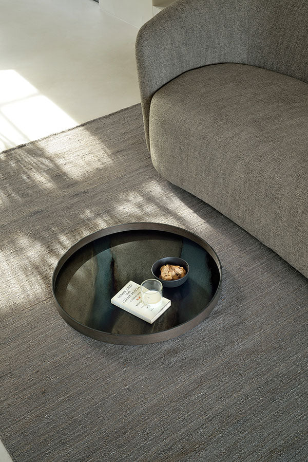 Graphite Organic Glass Tray Large