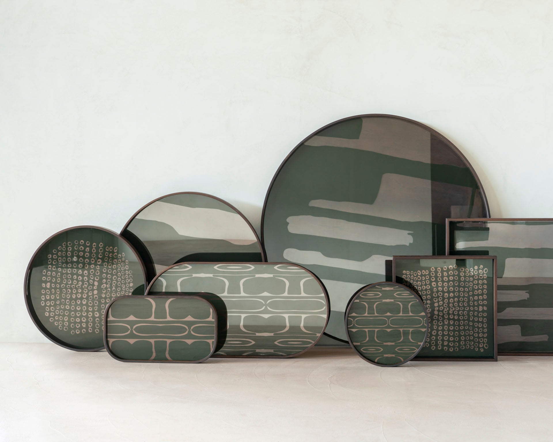 Second Nature Glass Valet Rectangular Tray