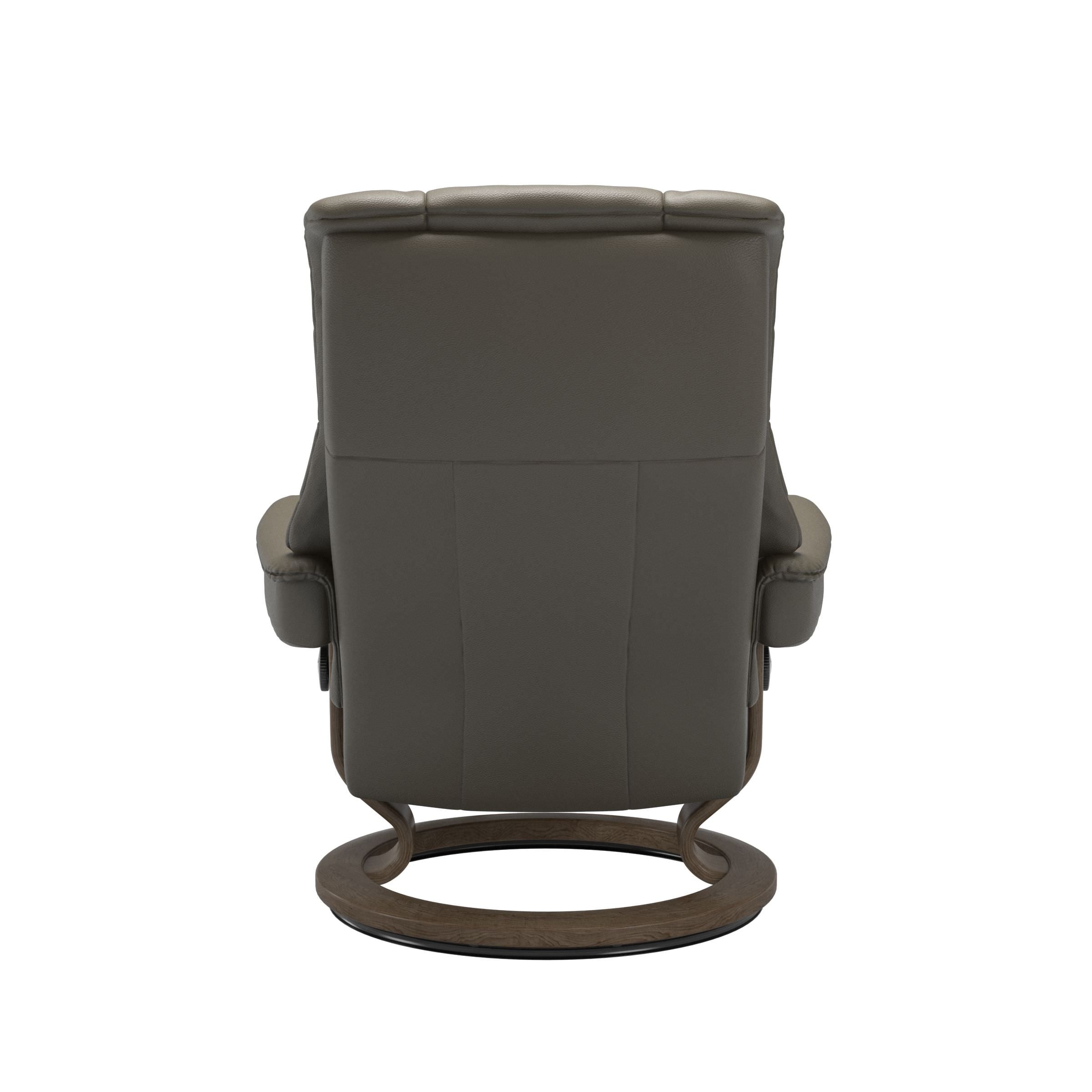 Stressless Mayfair Medium Recliner & Ottoman - Classic - Velaro Forest Green - In Stock