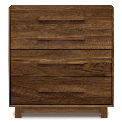 Sloane 4 drawer chest in walnut  front view
