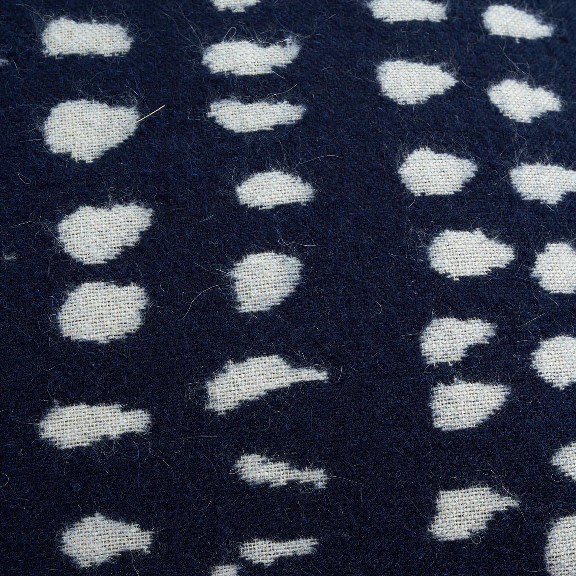 Navy Dots Cushion