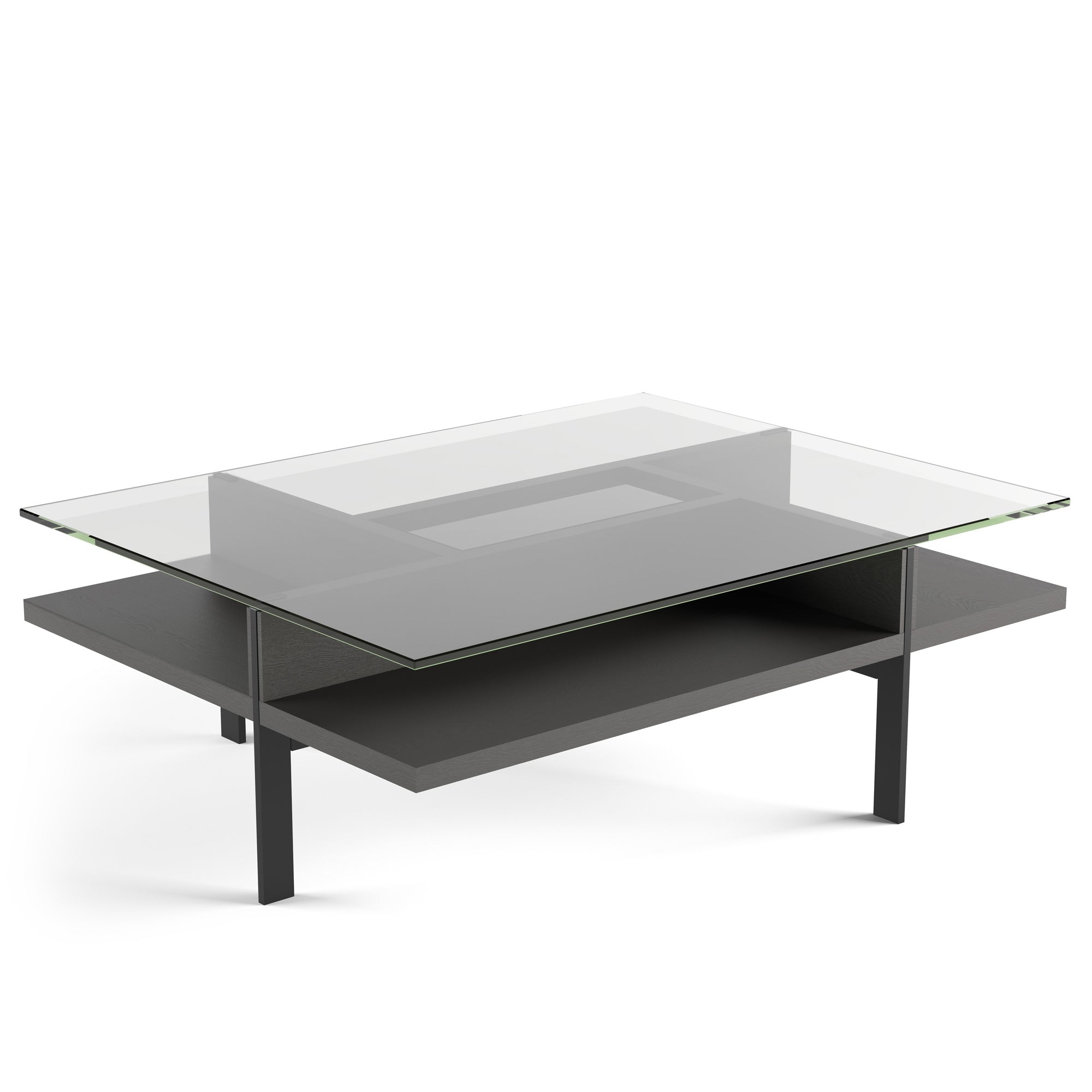BDI Terrace Rectangle Coffee Table 1152 Charcoal Grey