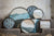 Slate Wabi Sabi Glass Tray Large