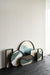 Slate Wabi Sabi Glass Tray Large