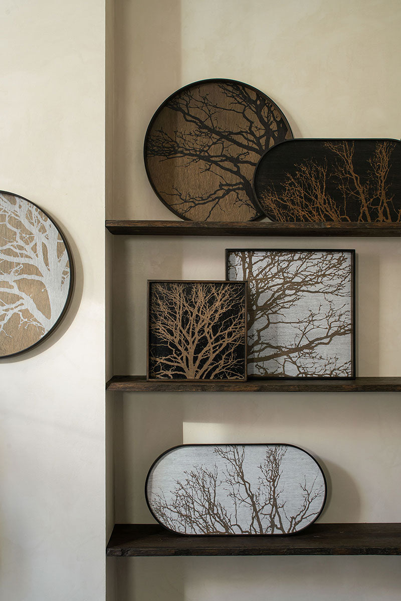 Tree Wooden Tray Large
