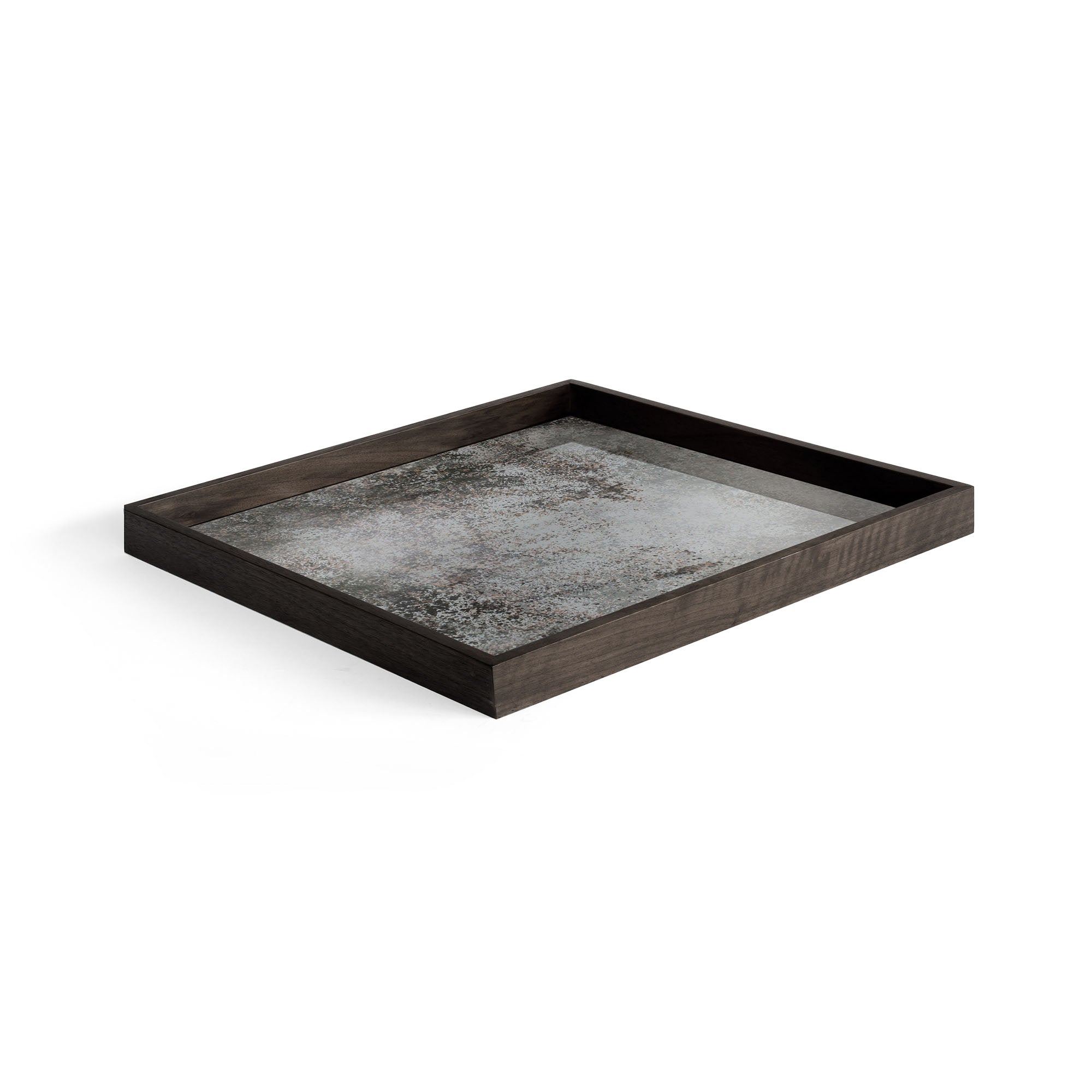 Clear Mirror Tray Square Large