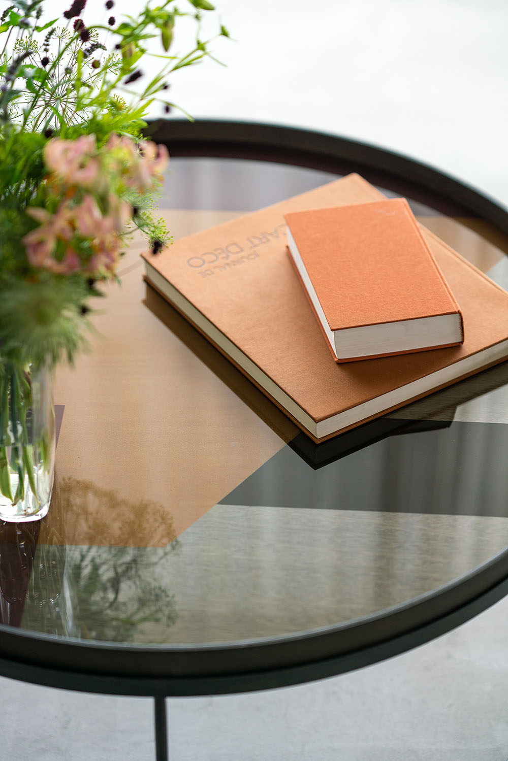 Gold Angle Glass Tray X-Large