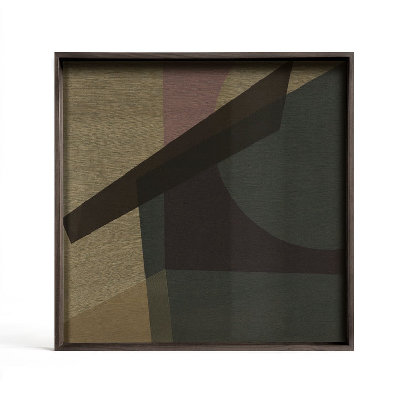 Slate Angle Glass Tray Square Large