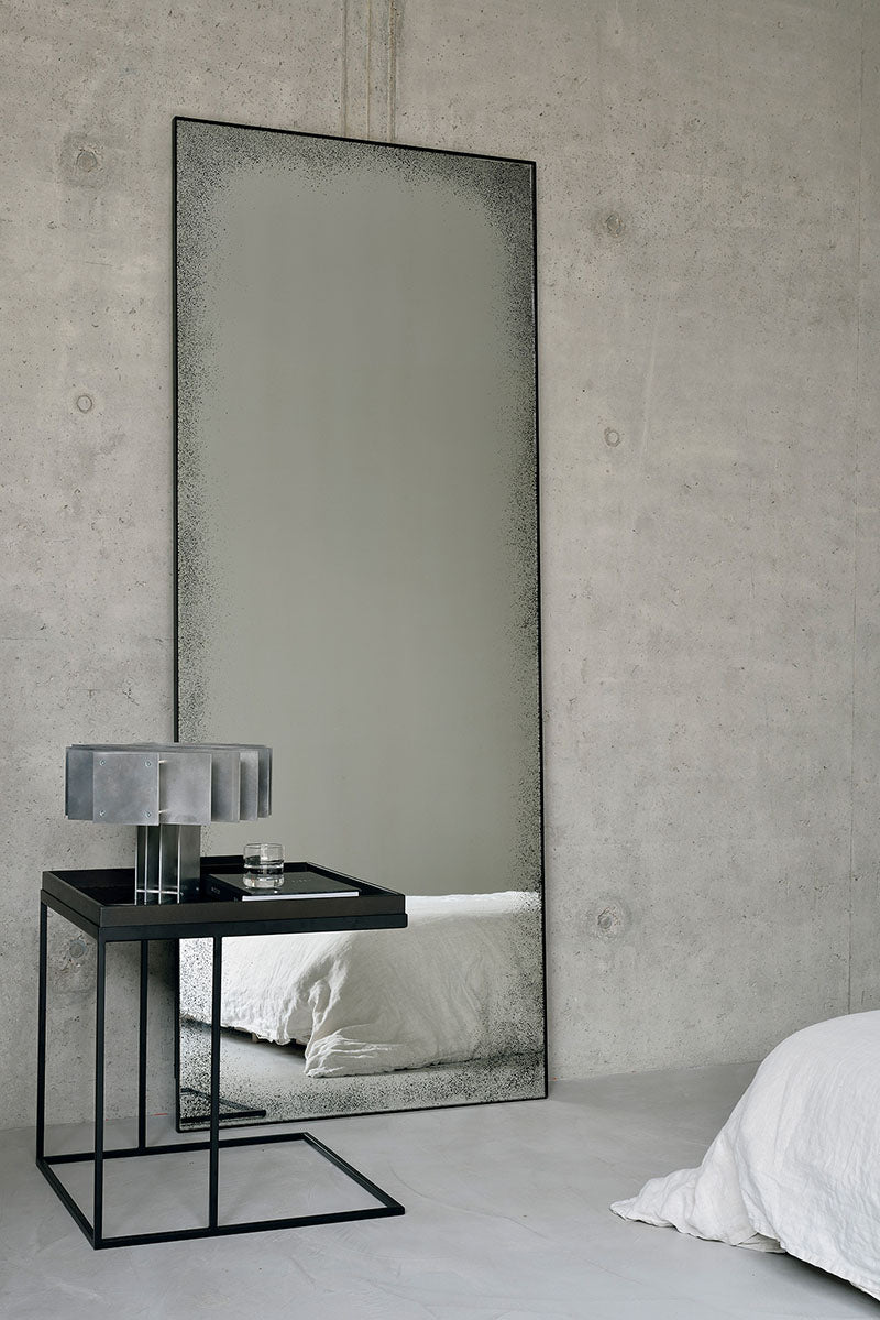 Clear Mirror Tray Square Large