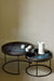 Ink Linear Squares Glass Tray Large