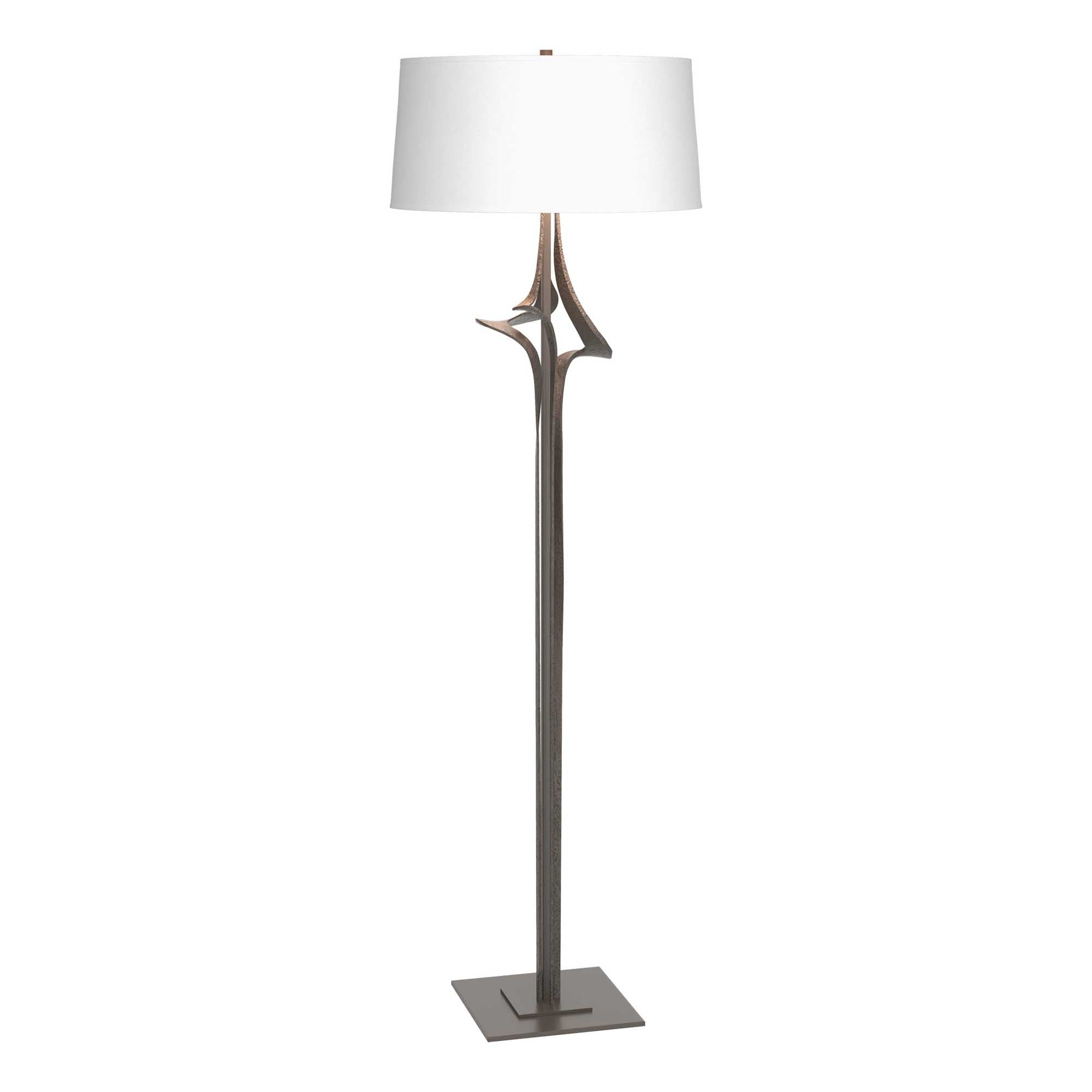 Floor Lamp Dark Smoke Natural Anna