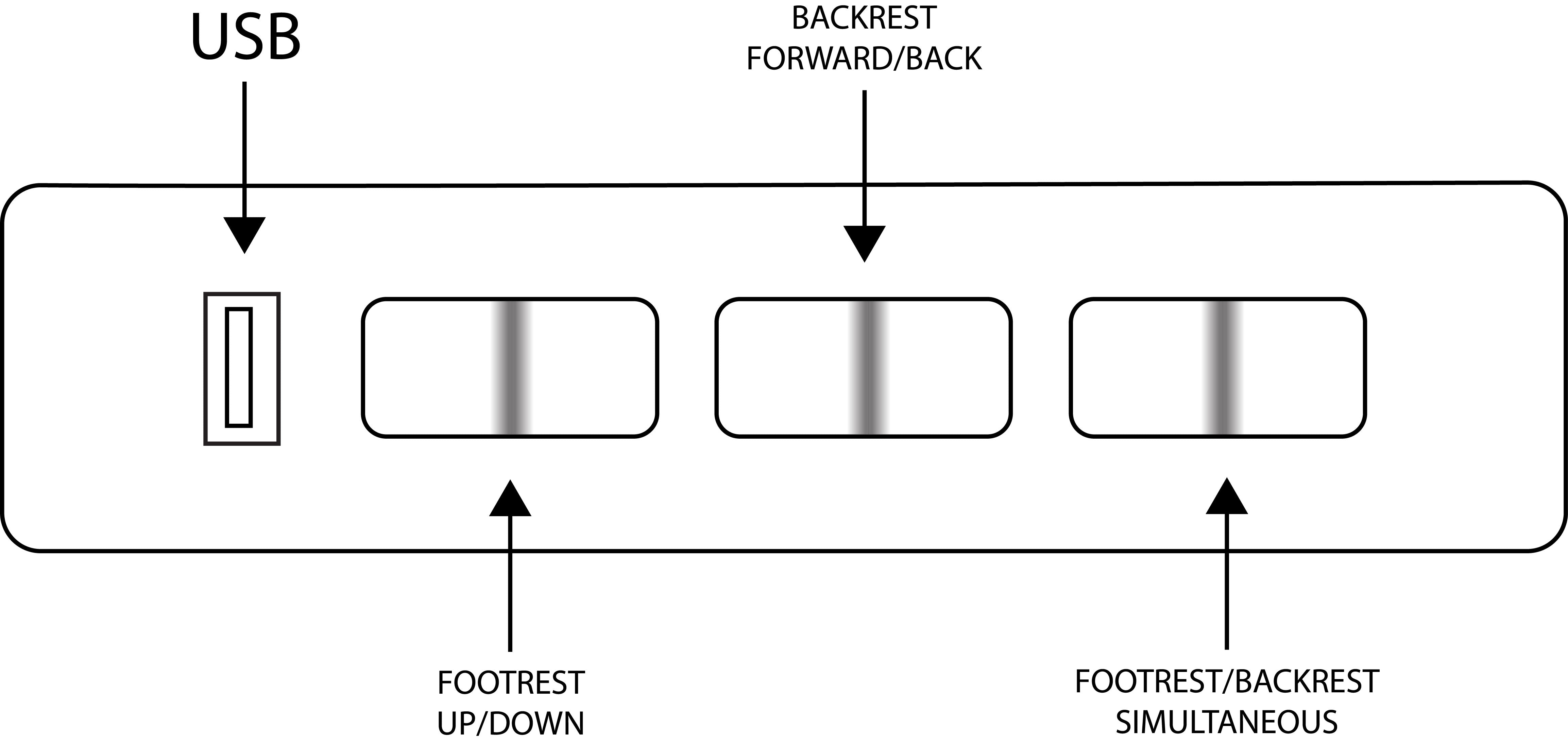 American Leather Adley Comfort Recliner Leather Storm - Floor Model
