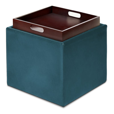 Uno Cube Ottoman with Flip Top
