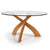 Entwine Round Glass Top Dining Table