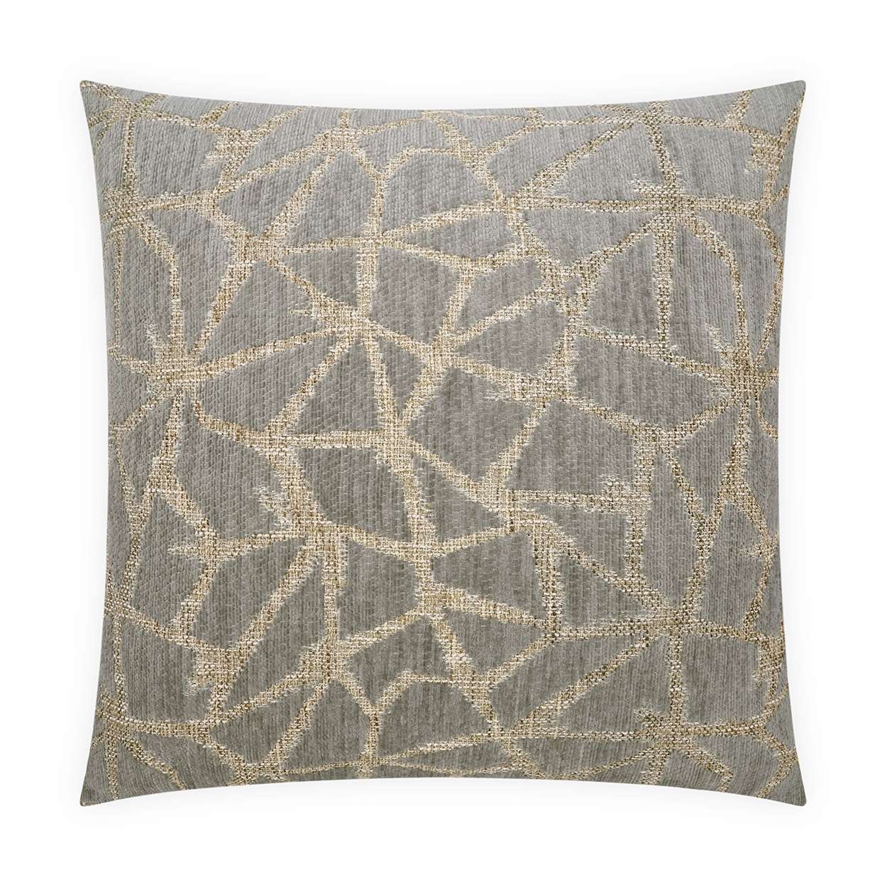 Crackle Flint Feather Down Fill 24" x 24" Pillow