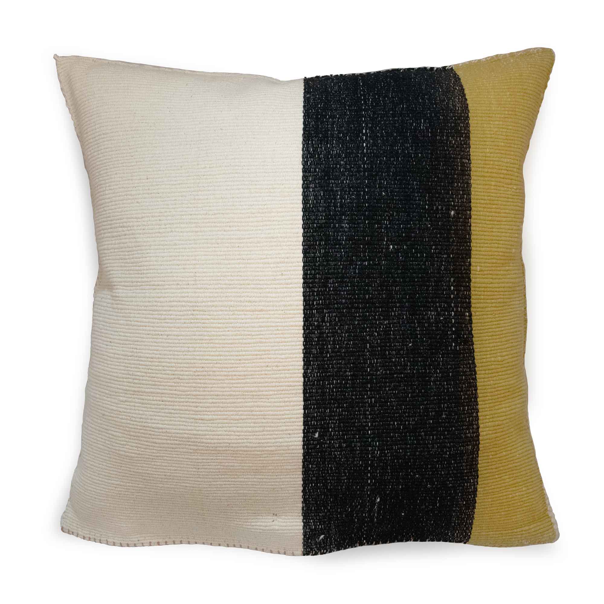 Rustic Ombre Modern Stripe Texture 20" Pillow