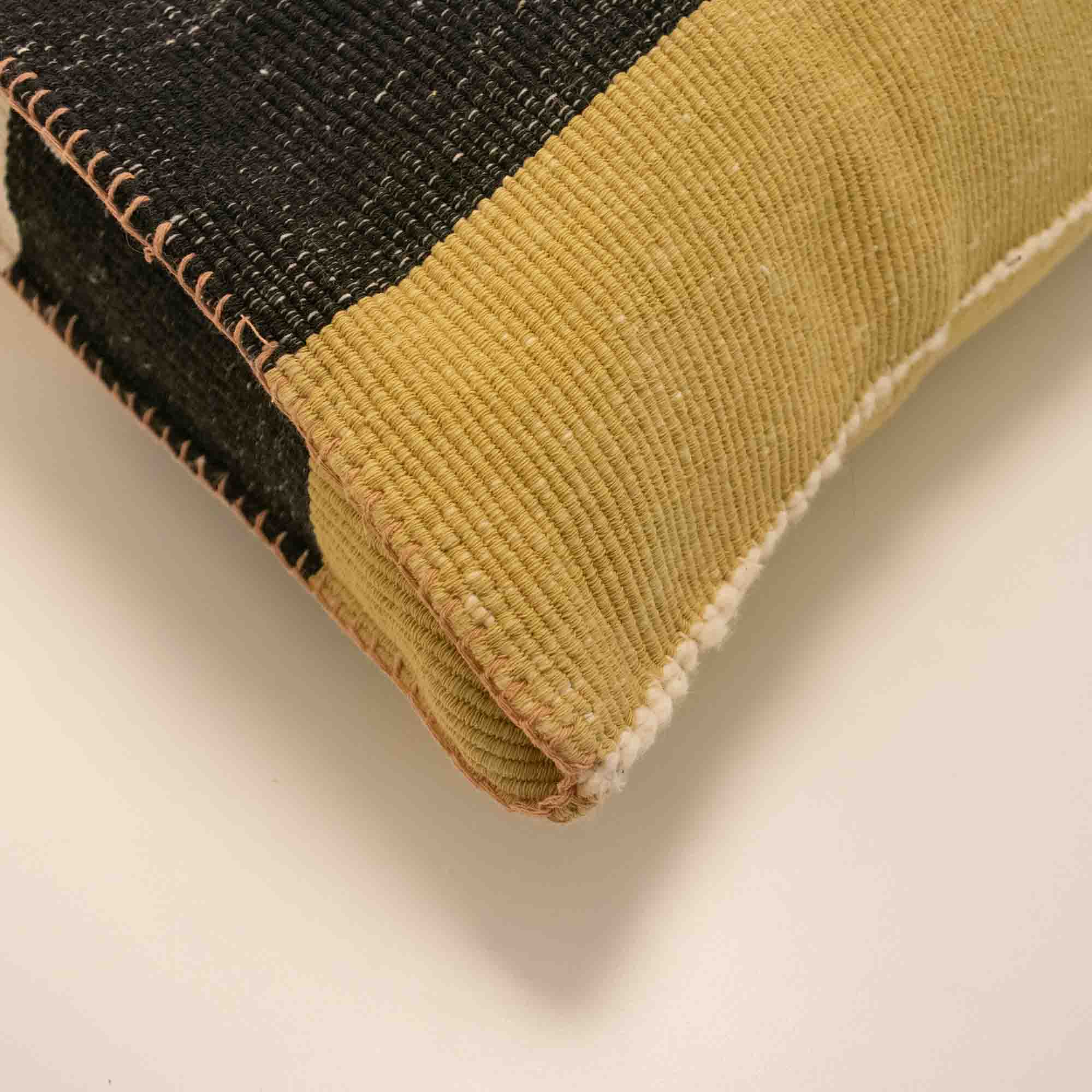 Rustic Ombre Modern Stripe Texture 20" Pillow