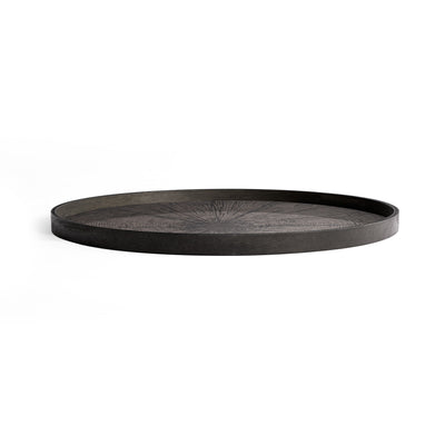 Black Slice Wooden Tray X-Large
