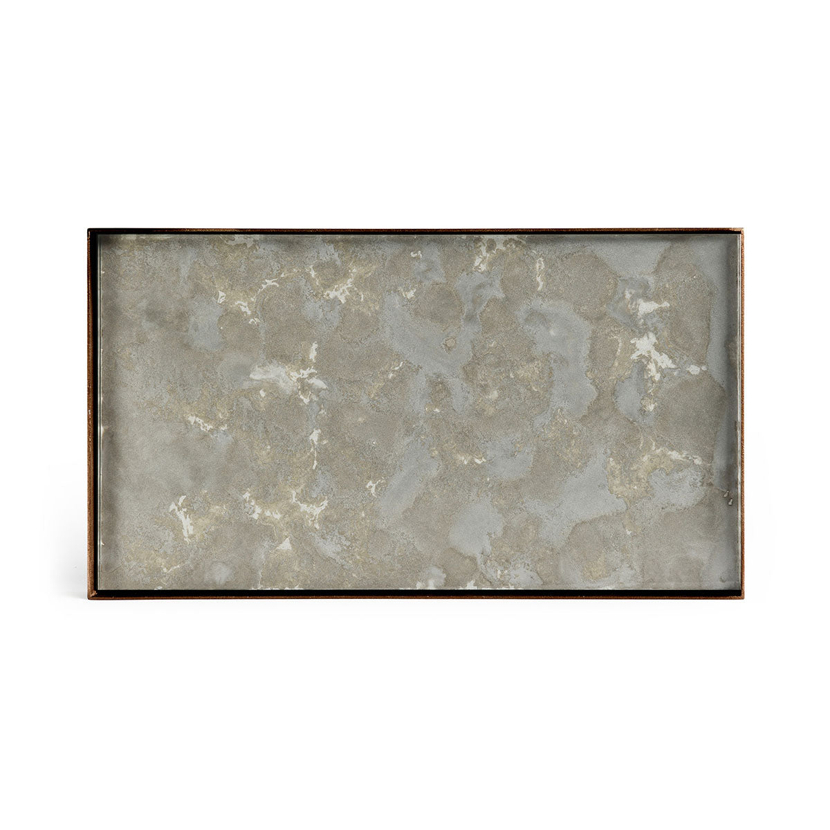 Fossil Organic Glass Valet Tray Rectangle