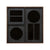 Charcoal Desk Organizer Tray Set Small
