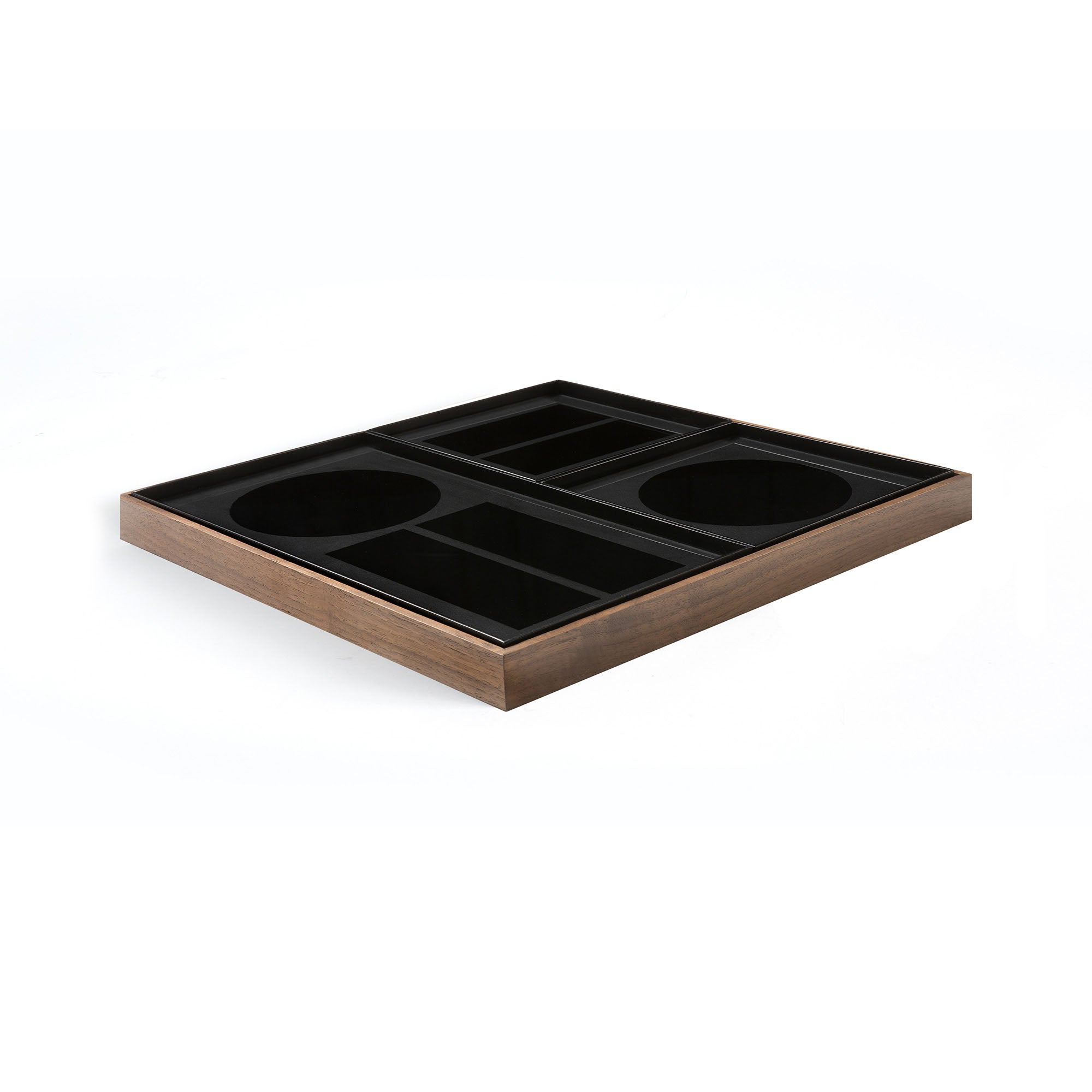 Charcoal Desk Organizer Tray Set Small