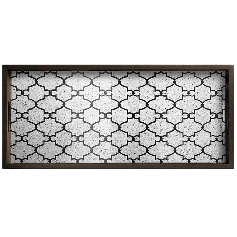 Bronze Gate Mirror Tray Rectangular