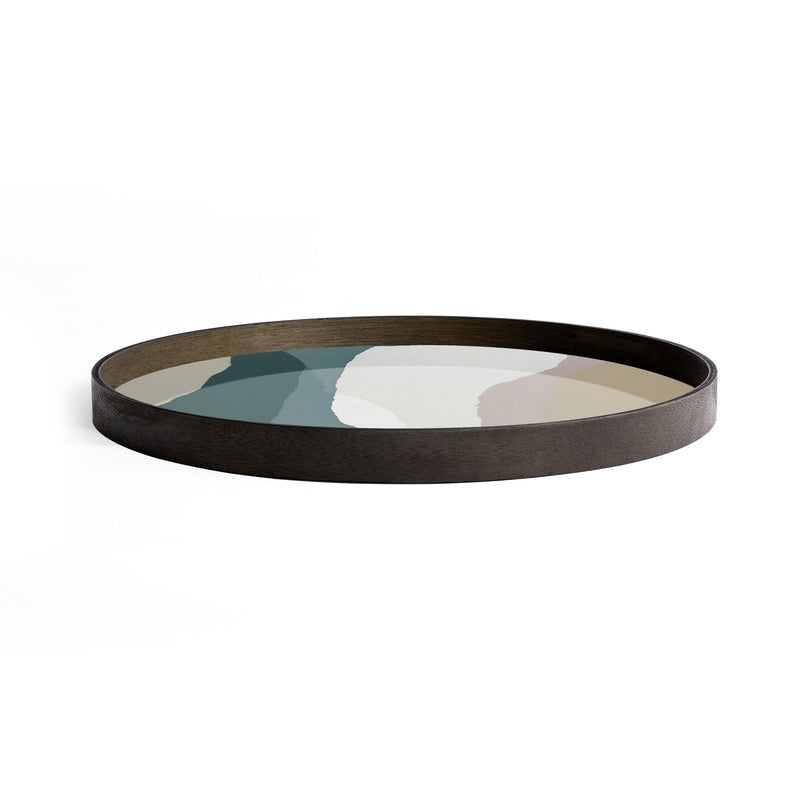 Slate Wabi Sabi Glass Tray Large