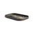 Black Organic Glass Valet Tray Rectangle