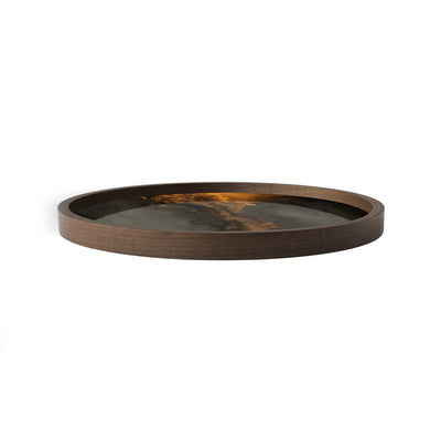 Bronze Organic Glass Valet Tray