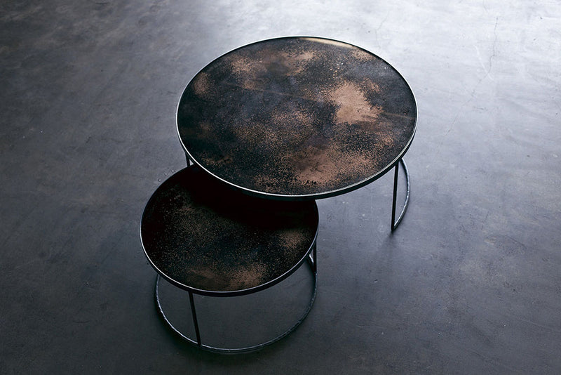 Bronze Nesting Coffee Table Set
