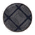 Ink Linear Squares Glass Tray Large