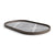 Slate Linear Squares Glass Tray Oblong