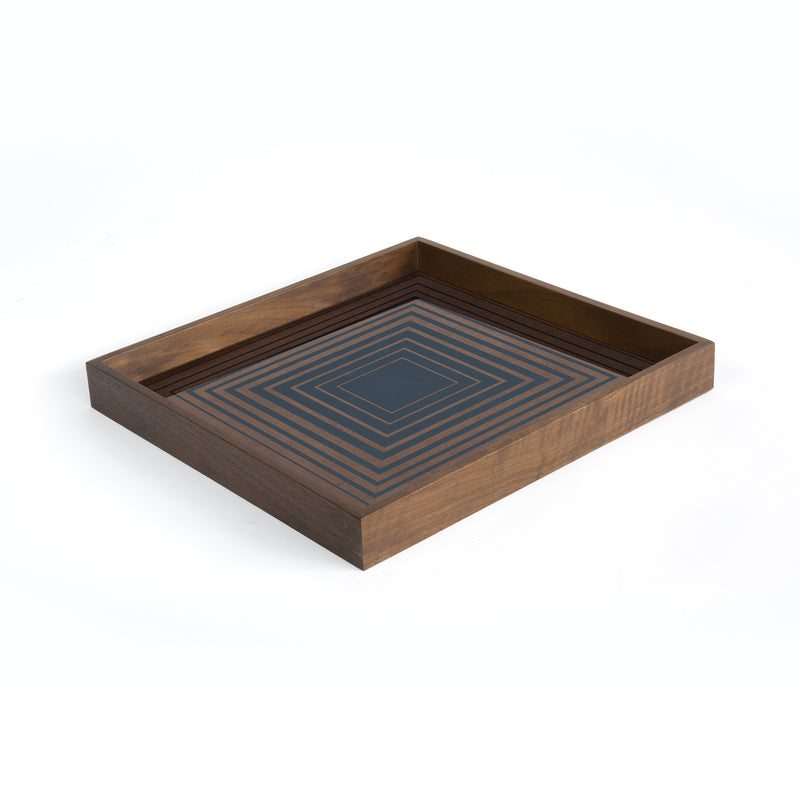 Ink Square Glass Tray Small