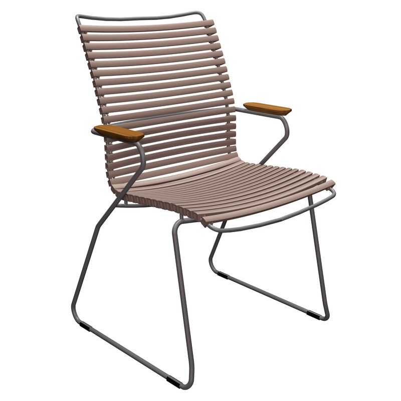 Click Outdoor Dining Arm Chair Tall Back