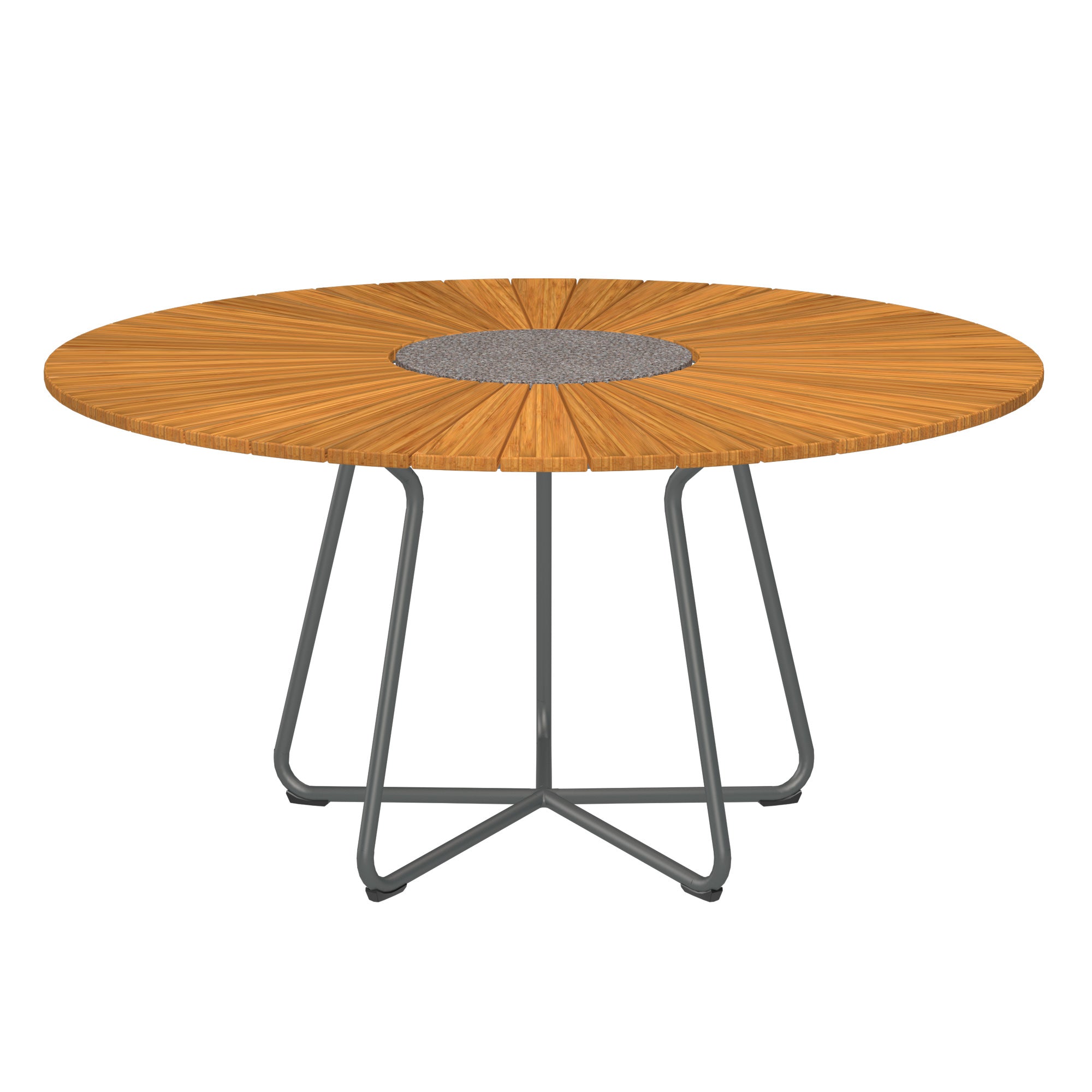 Circle Outdoor Bamboo Dining Table