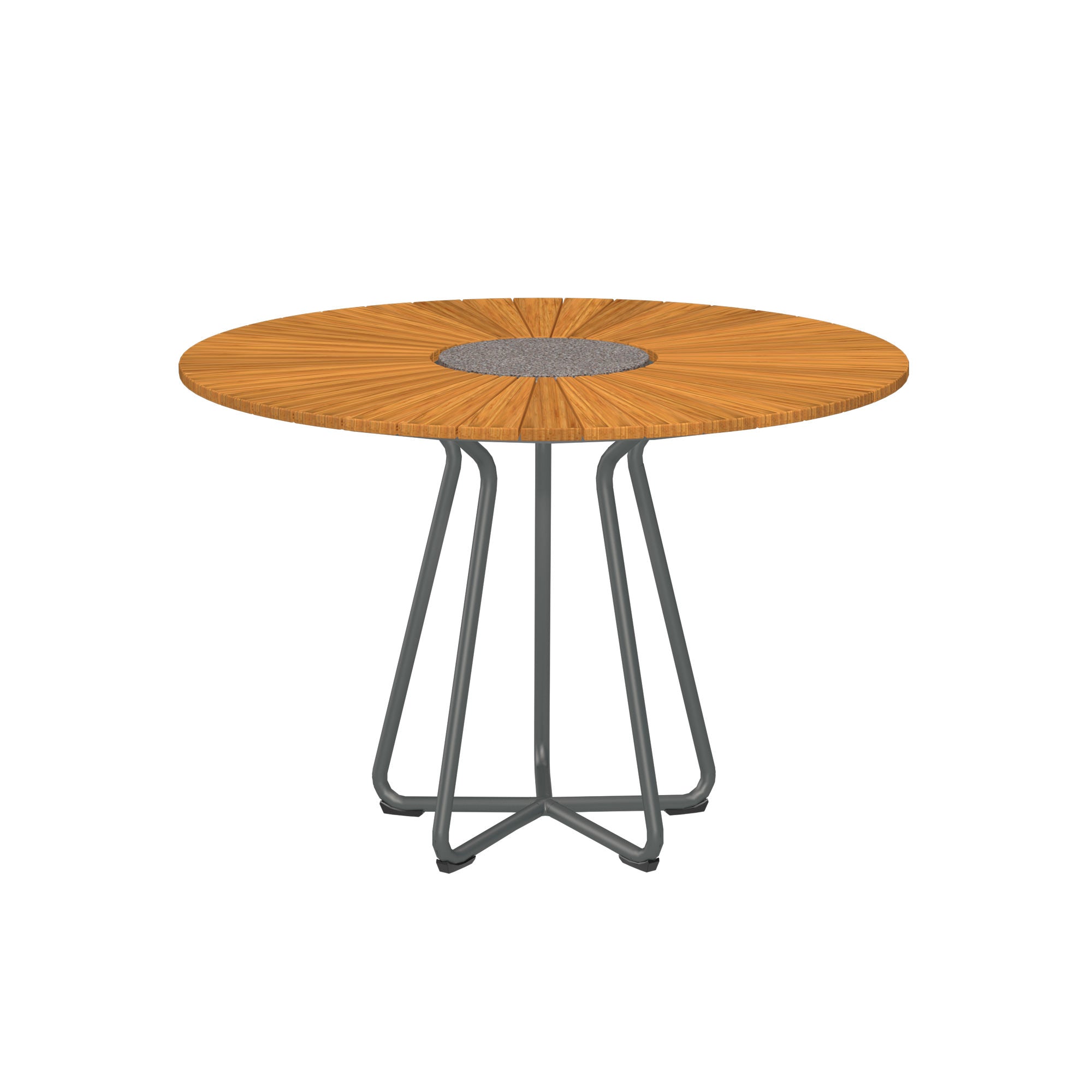 Circle Outdoor Bamboo Dining Table