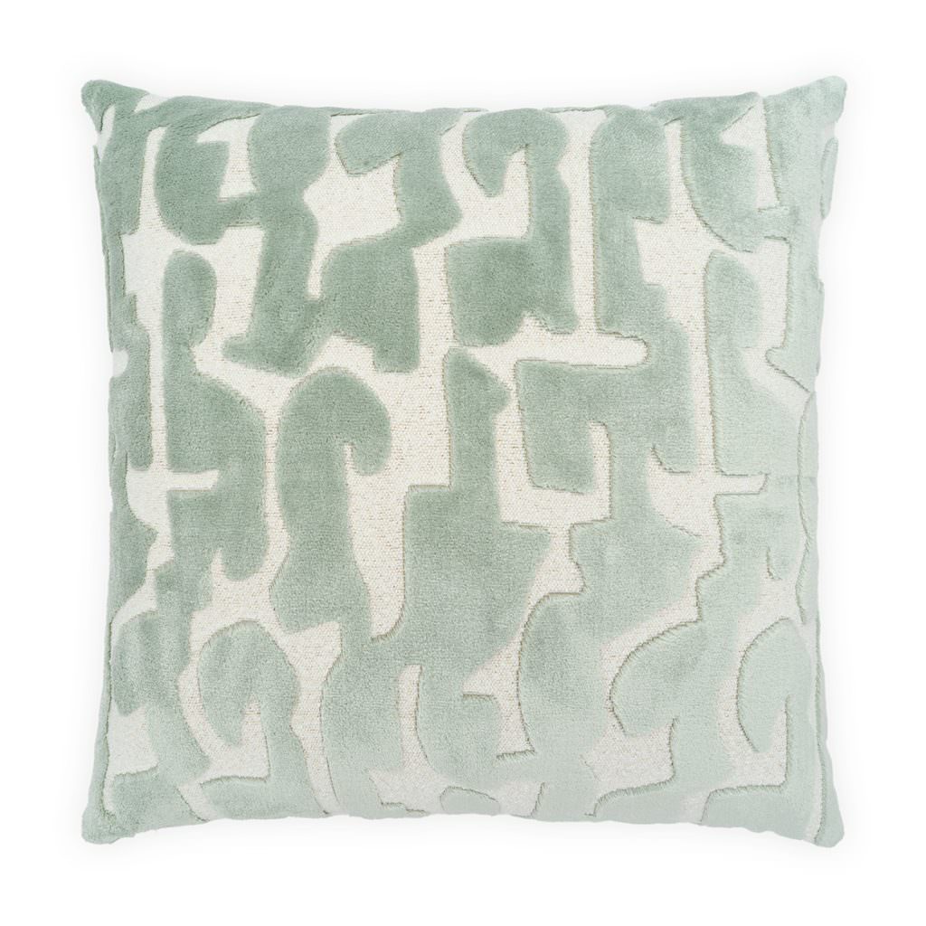 Knossos Haze Feather Down Fill 24" x 24" Pillow