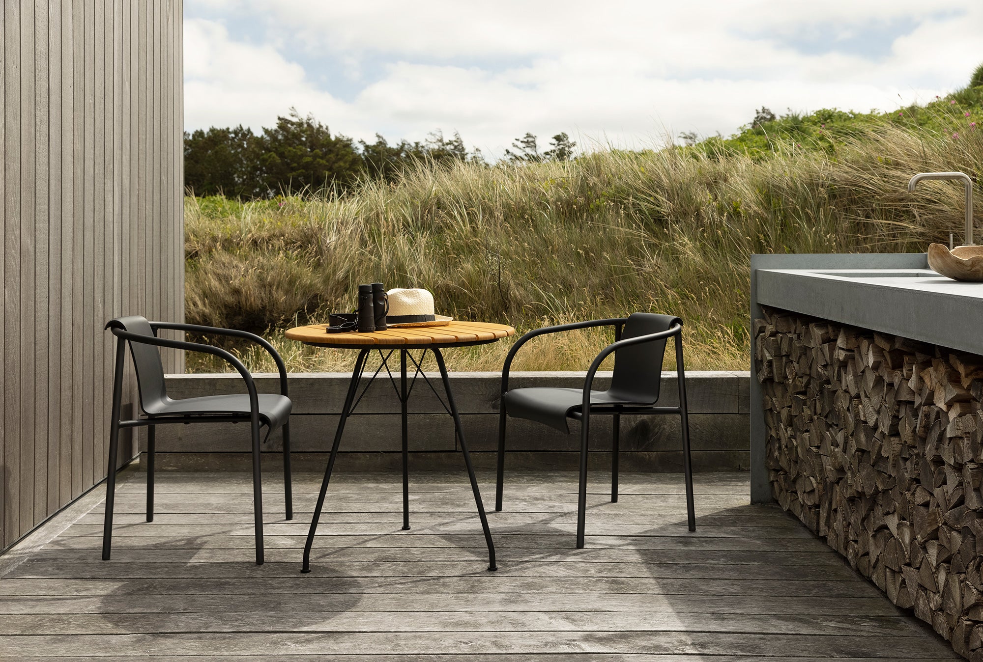 Nami Outdoor Dining Arm Chair