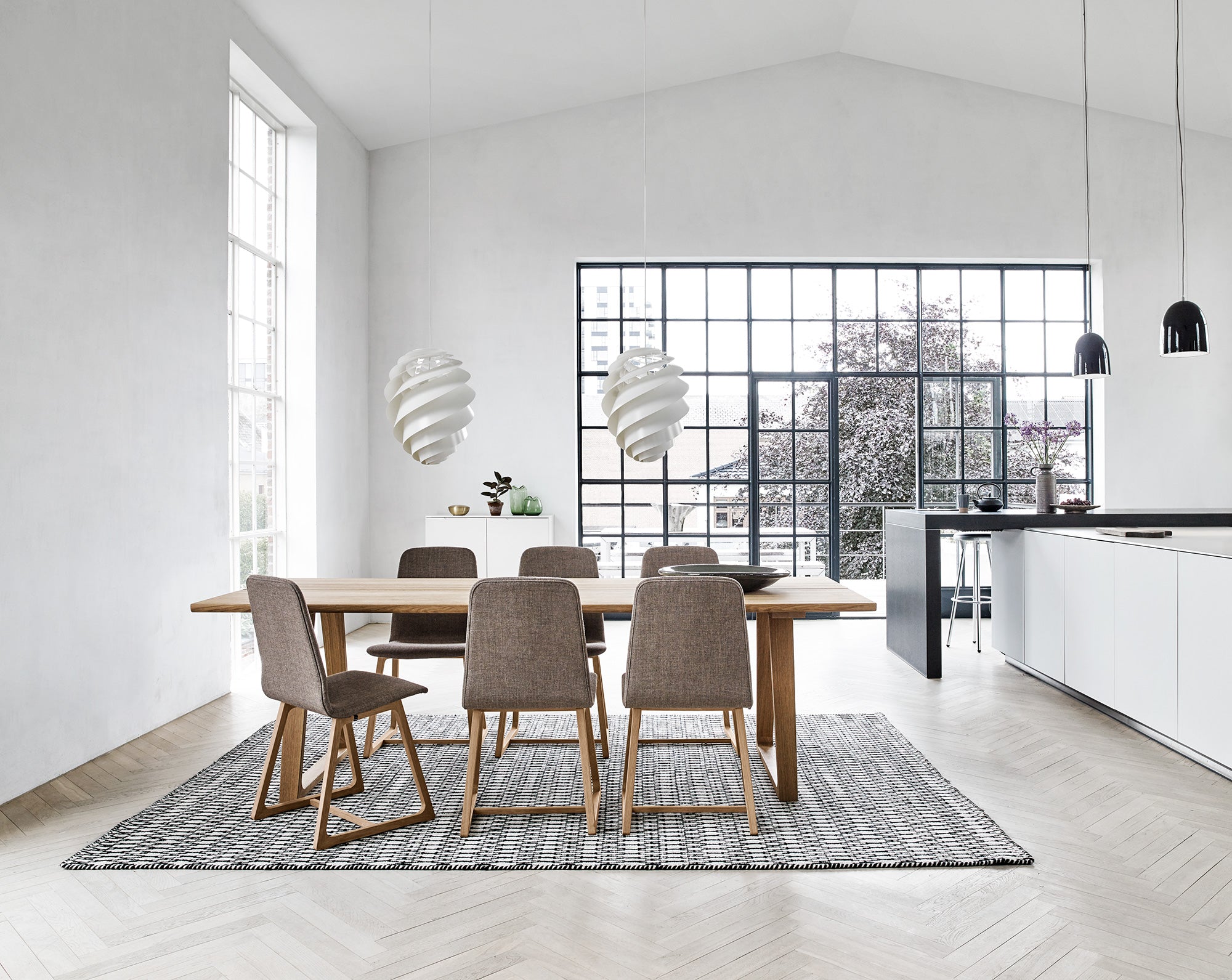 Skovby SM 40 Dining Chair Natural Oak Oiled Base - Floor Samples