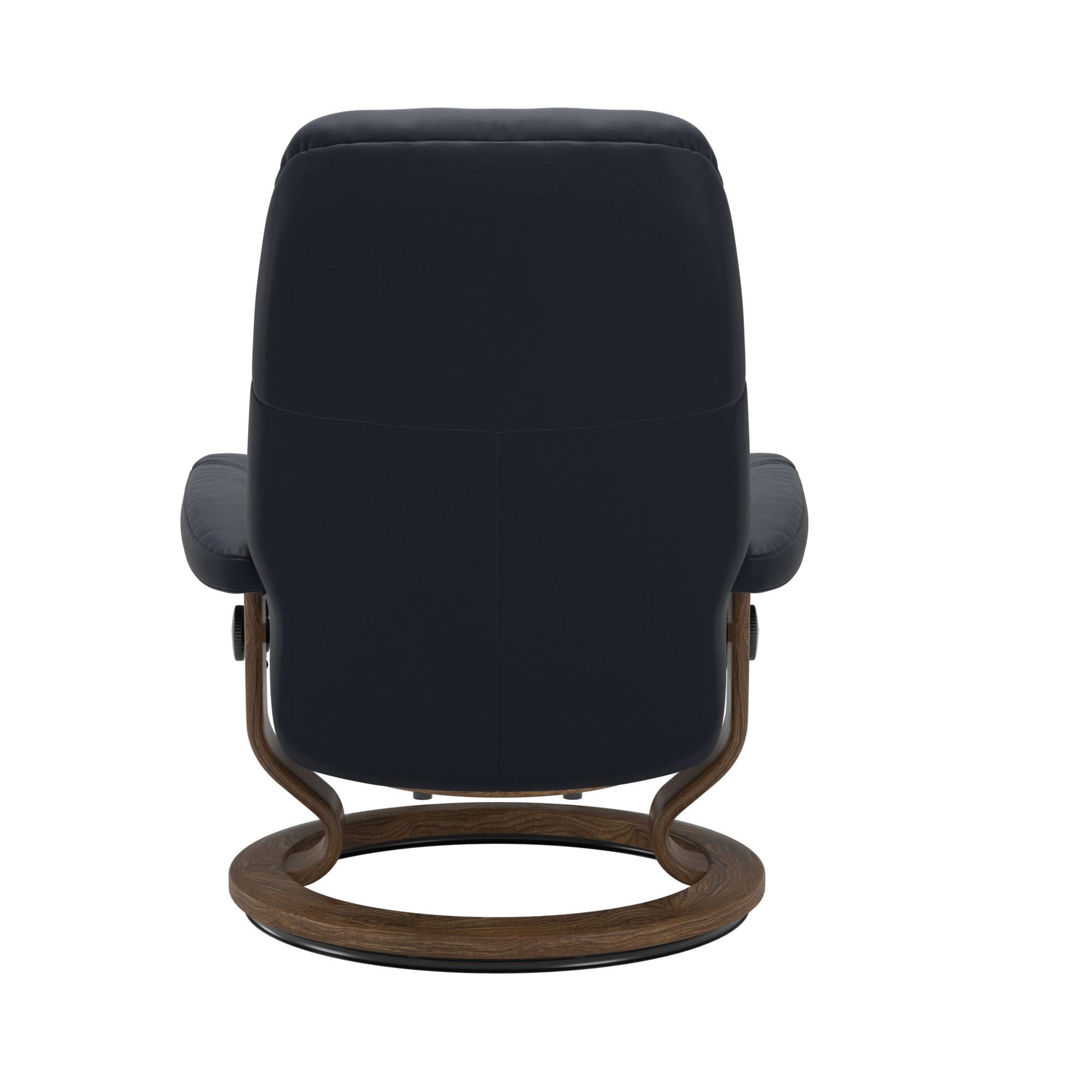 Stressless Consul Large Recliner & Ottoman - Classic - Paloma Shadow Blue - In Stock