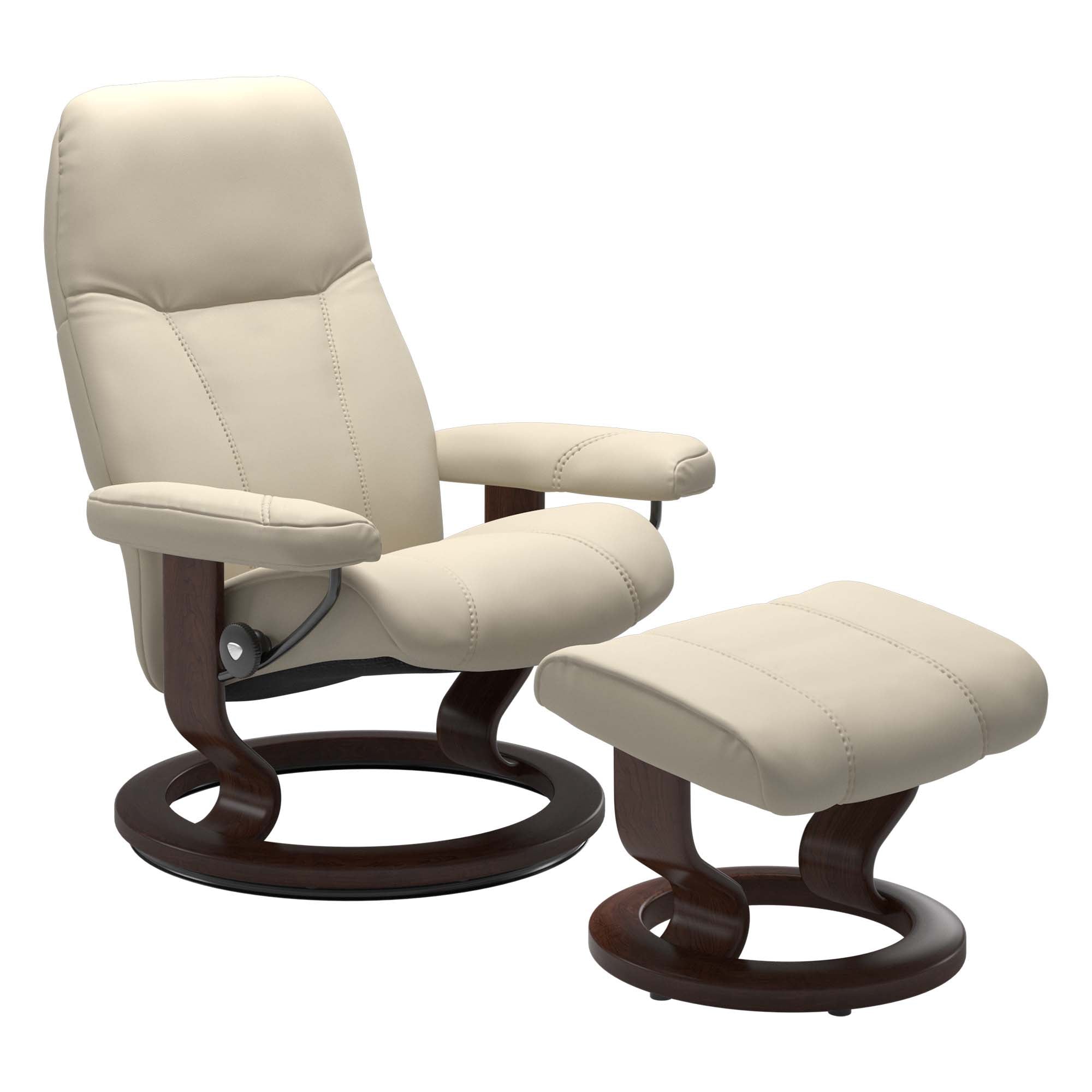 Stressless Consul Classic Recliner & Ottoman