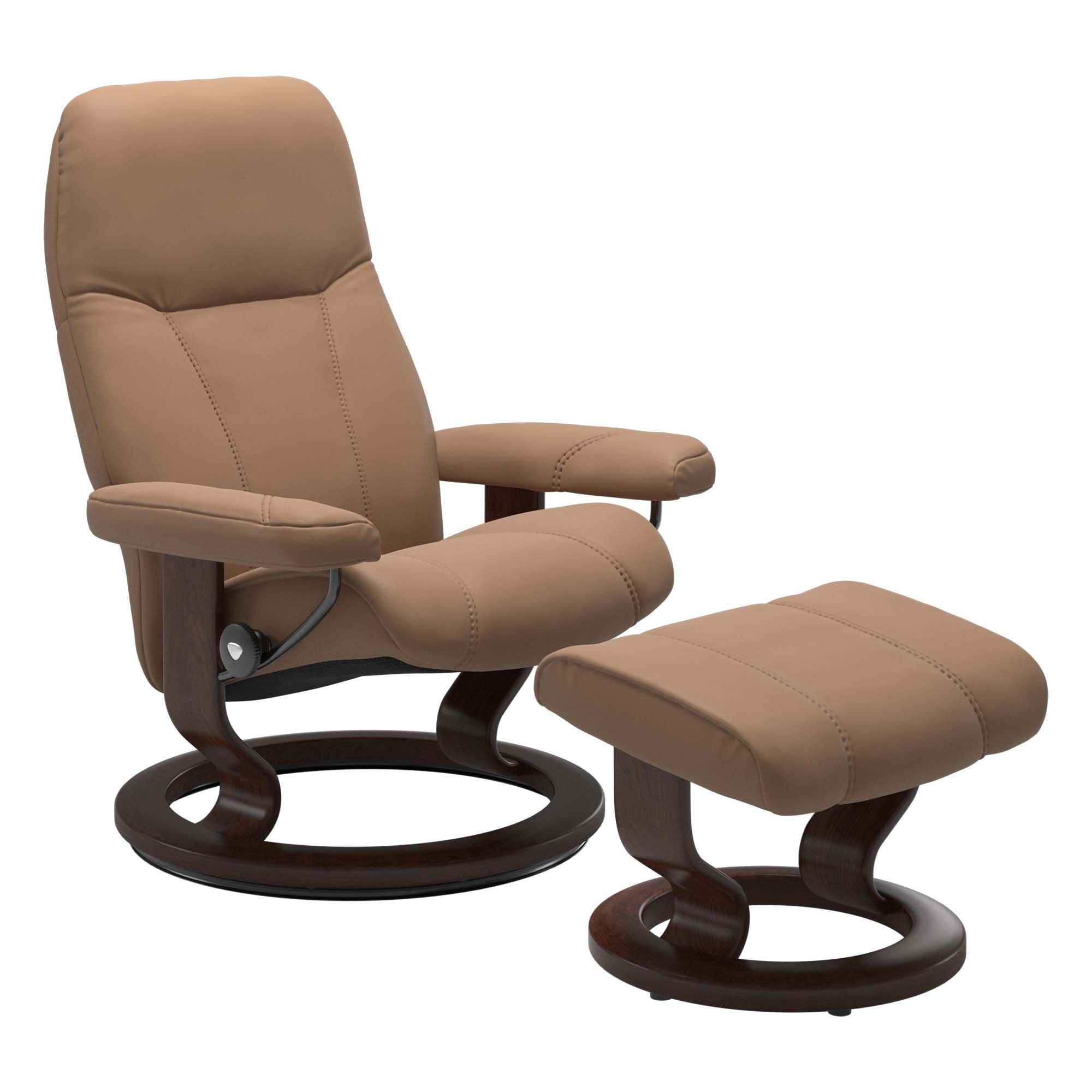 Stressless Consul Classic Recliner & Ottoman