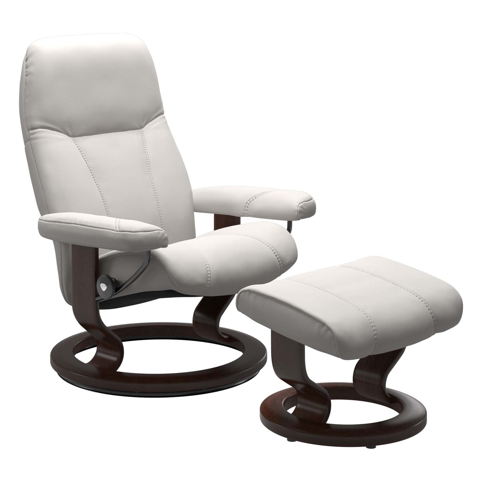 Stressless Consul Classic Recliner & Ottoman
