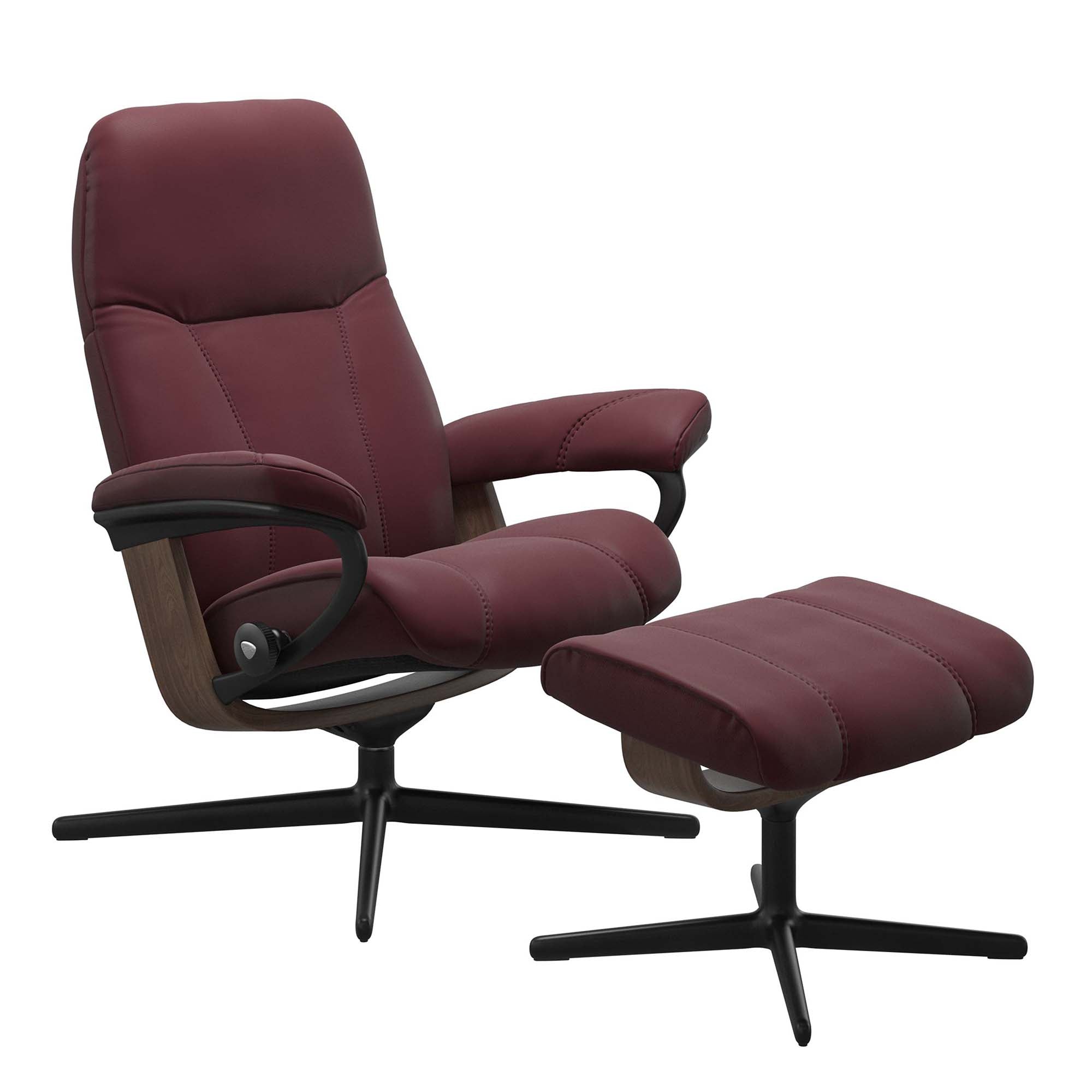 Stressless Consul Cross Recliner & Ottoman