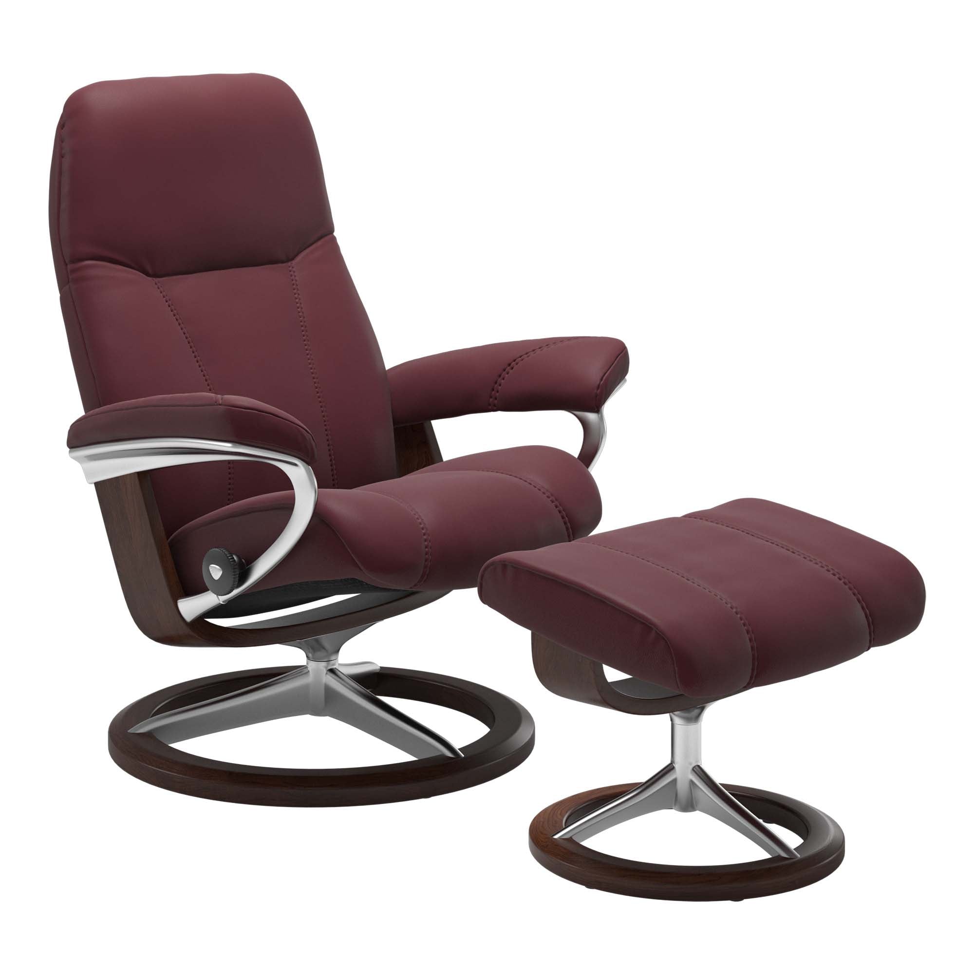 Stressless Consul Signature Recliner & Ottoman