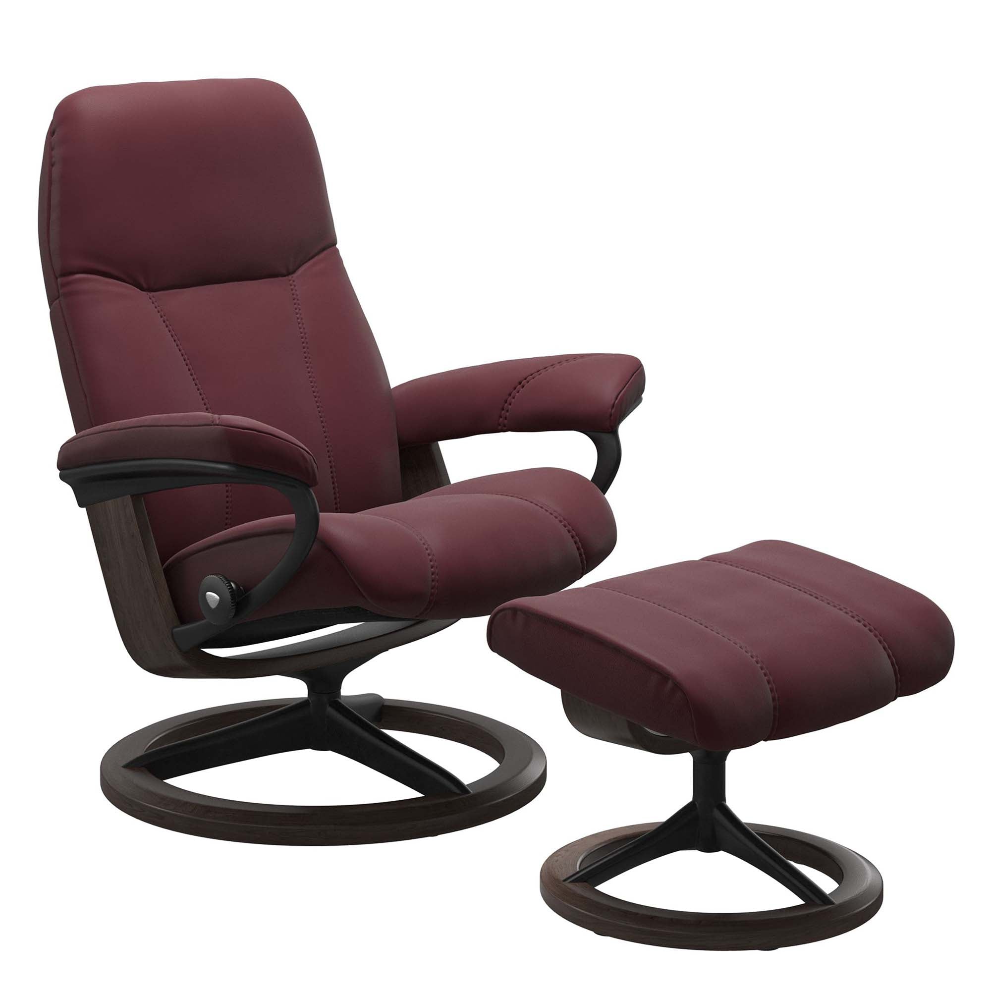 Stressless Consul Signature Recliner & Ottoman