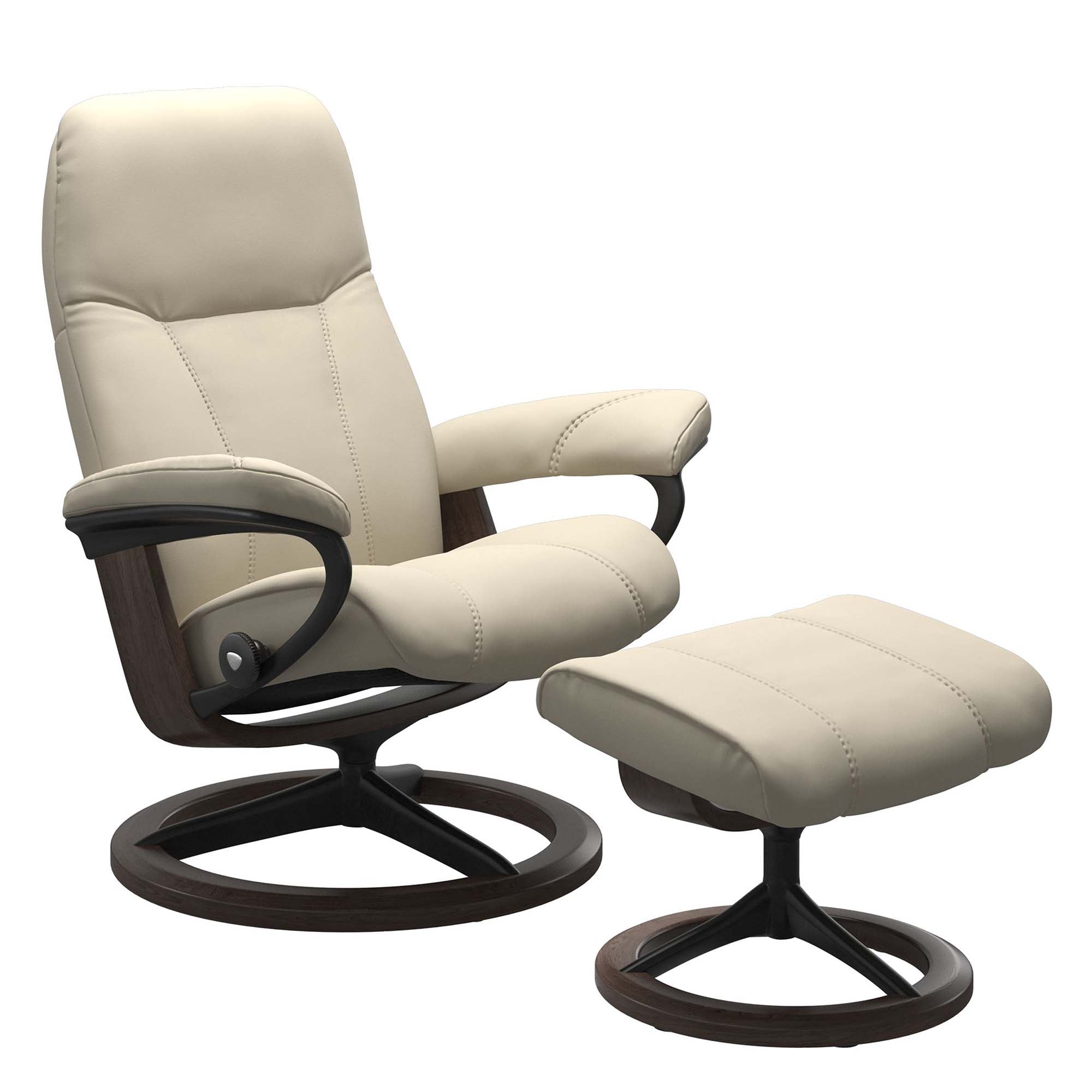 Stressless Consul Signature Recliner & Ottoman