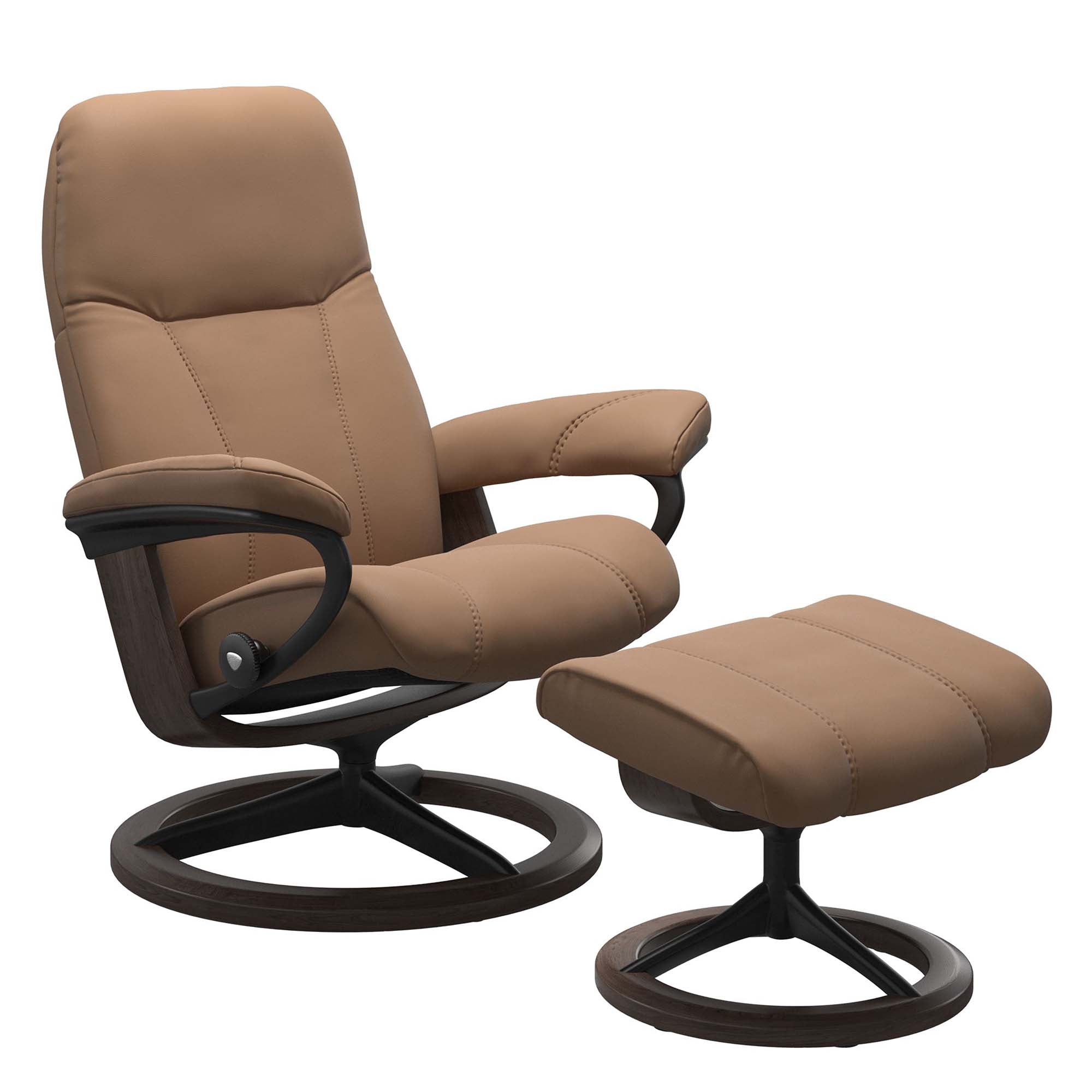 Stressless Consul Signature Recliner & Ottoman