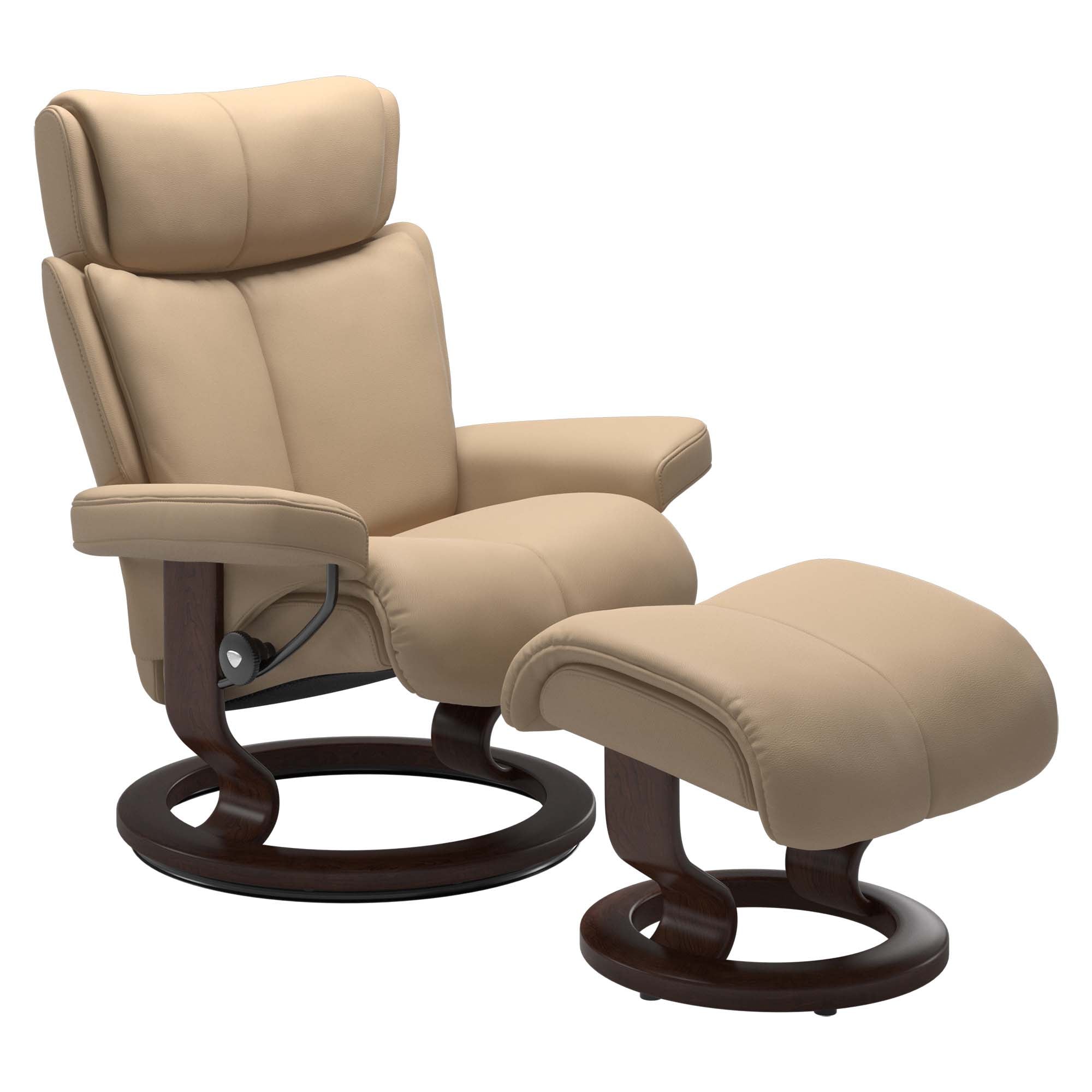 Stressless Magic Classic Recliner & Ottoman