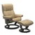 Stressless Mayfair Medium Recliner & Ottoman - Classic - Velaro Beige - In Stock
